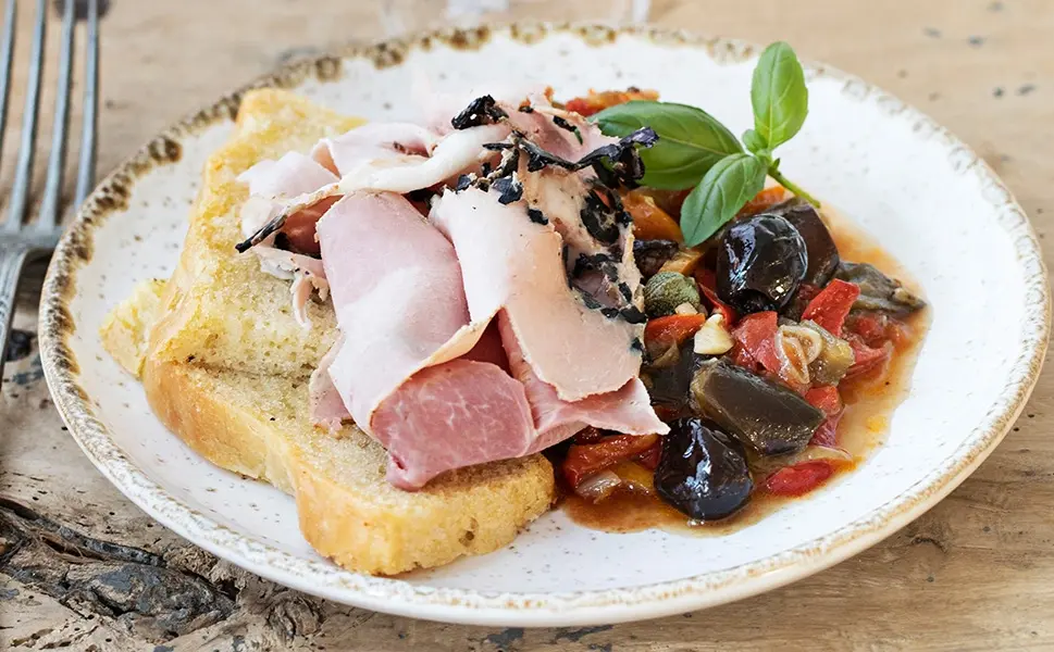 Caponata au Rostello aux Olives