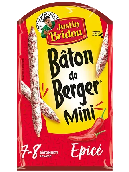 Les Bâtons de Berger Mini Epicé, Justin Bridou Les Bâtons de Berger Mini Epicé, Justin Bridou, Justin-Bridou