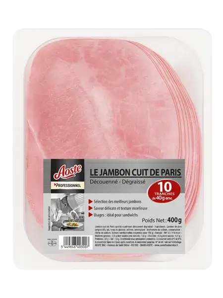 Jambon cuit de paris supérieur Jambon cuit de paris supérieur, Aoste Professionnel