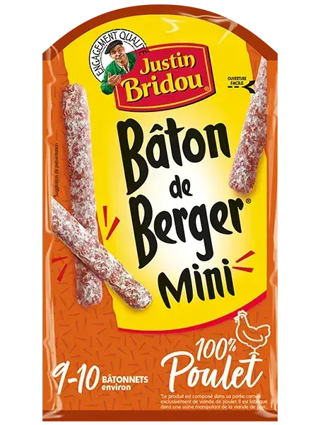 Les Bâtons de Berger Mini au poulet, Justin Bridou Les Bâtons de Berger Mini au poulet, Justin Bridou, Justin-Bridou