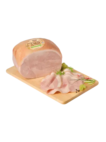 Le jambon cuit sup. AC 3 noix, sans sel nitrité ajouté, avec couenne, Maison Calixte Le jambon cuit sup. AC 3 noix, sans sel nitrité ajouté, avec couenne, Maison Calixte, Maison-Calixte