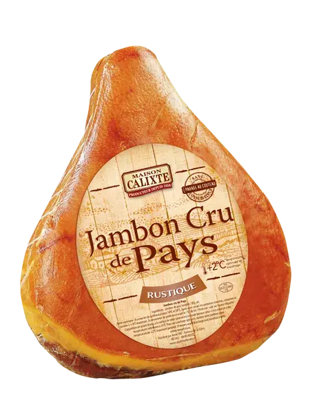 Le jambon cru de Pays Rustique Maison Calixte Le jambon cru de Pays Rustique Maison Calixte, Maison-Calixte