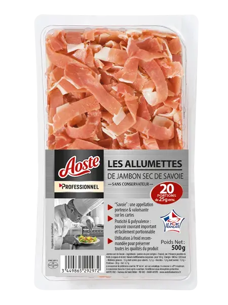 Allumettes de Jambon de Savoie Allumettes de Jambon de Savoie, Aoste Professionnel