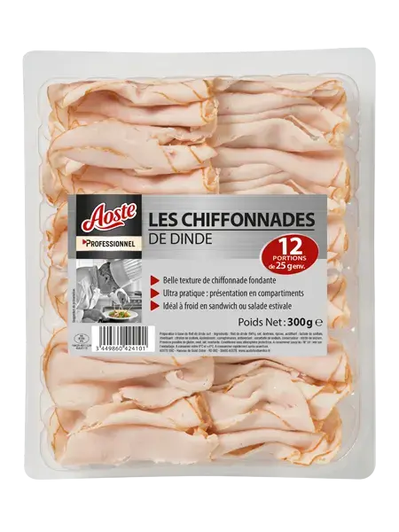 La chiffonnade de dinde La chiffonnade de dinde, Aoste Professionnel