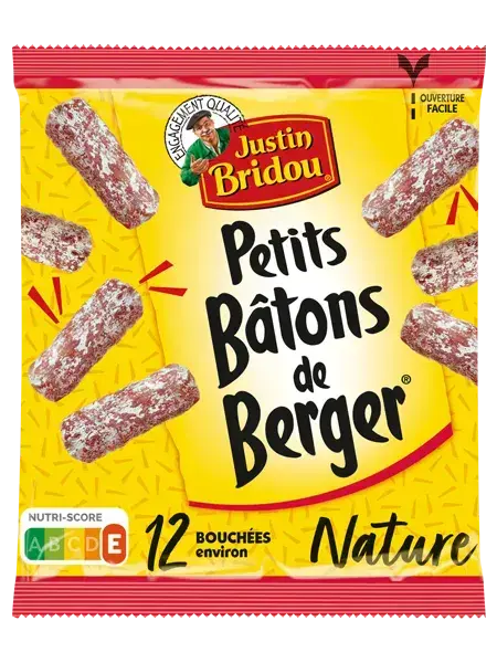 Les Petits Bâtons de Berger nature, Justin Bridou Les Petits Bâtons de Berger nature, Justin Bridou, Justin-Bridou