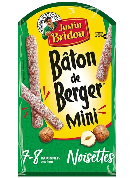 Bâton de Berger mini, Noisette Bâton de Berger mini, Noisette, Justin-Bridou