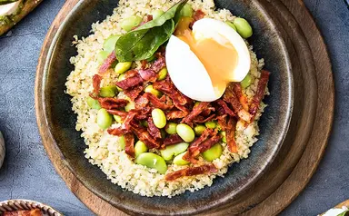Salade de Quinoa et Allumettes de Chorizo